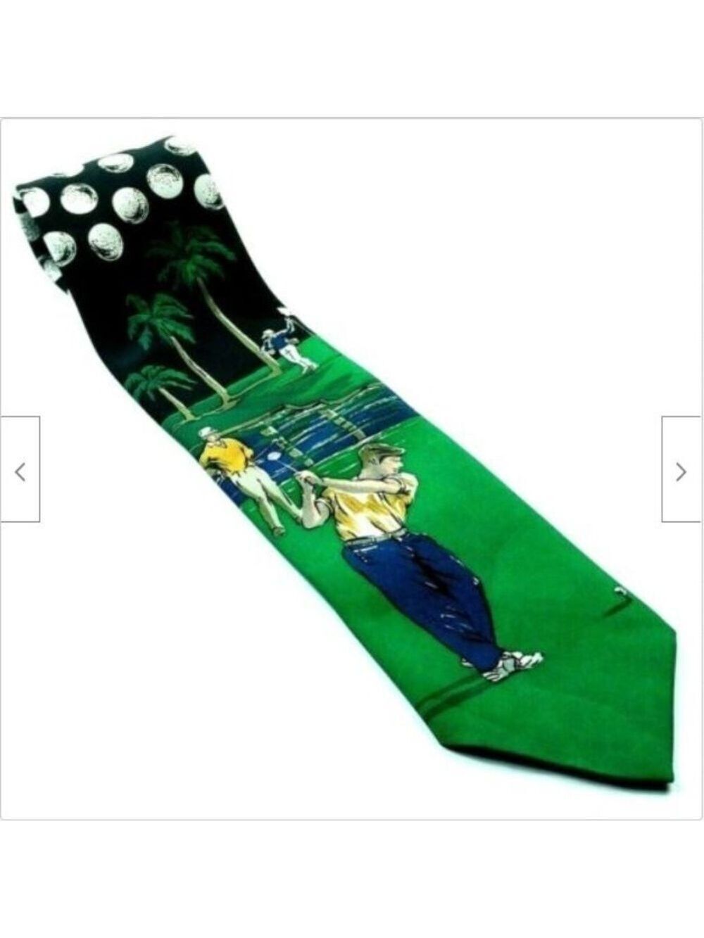 Golf Course Palm Tree Novelty Necktie